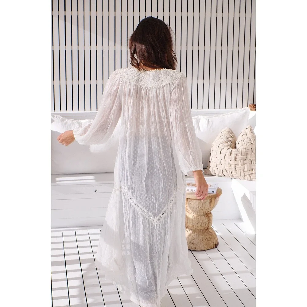 free people spring fling robe lace clip for NEW XL $168 festival wedding dress